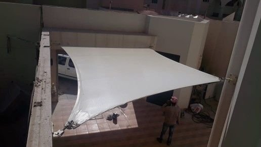 مظلات شد إنشائي للأسطح والمناطق المكشوفة