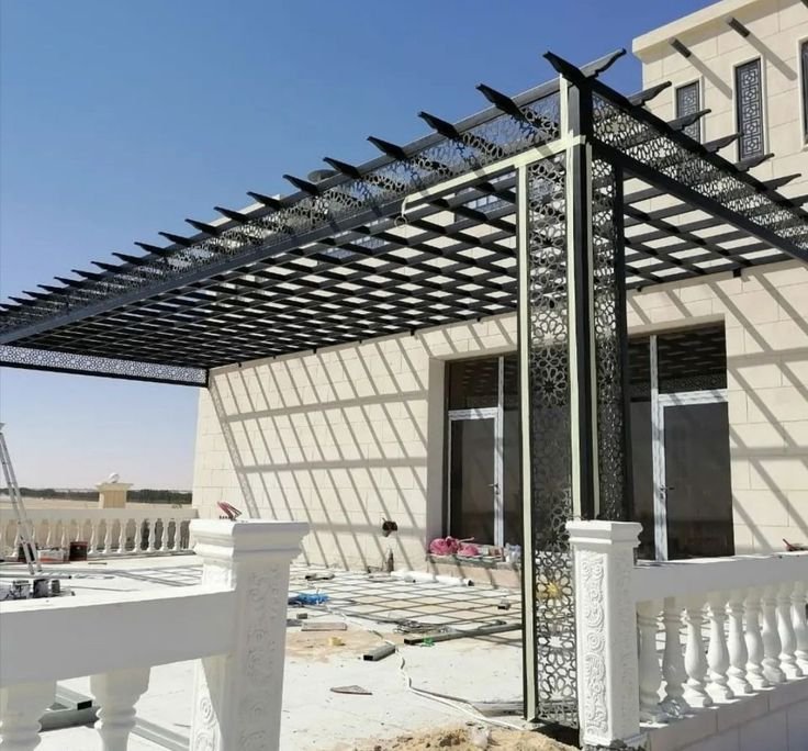 برجولات أسطح فلل فاخرة في الدمام