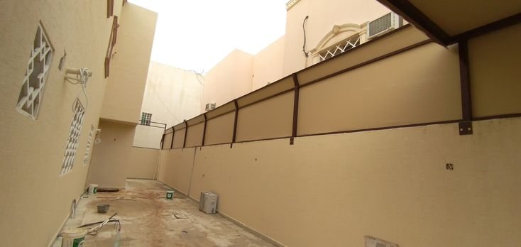 تصميم سواتر قماش خارجية